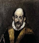 GRECO, El Portrait of a Man painting